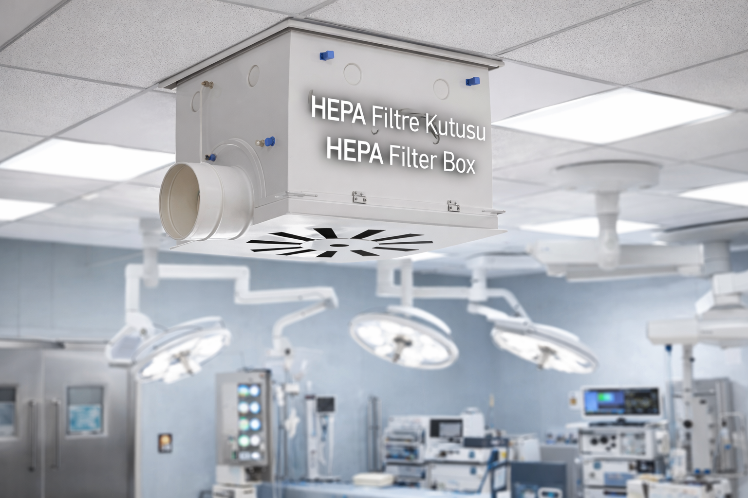 305x305 HEPA Filtre Kutusu (78 mm Hepa Filtre için) 1 hepa filter